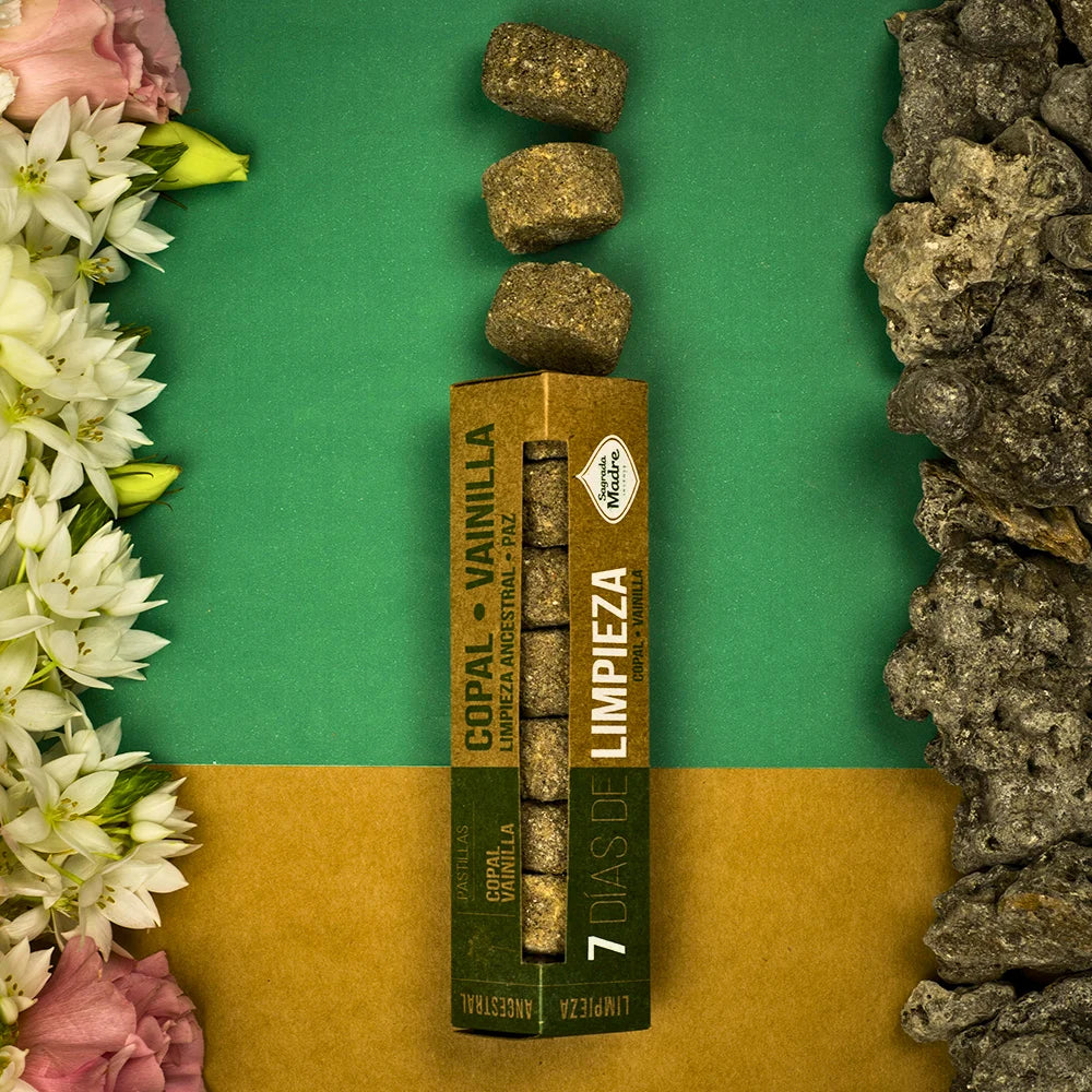 PASTILLAS DE INCIENSO.SAGRADA MADRE.COPAL Y VAINILLA. (INCIENSOS)