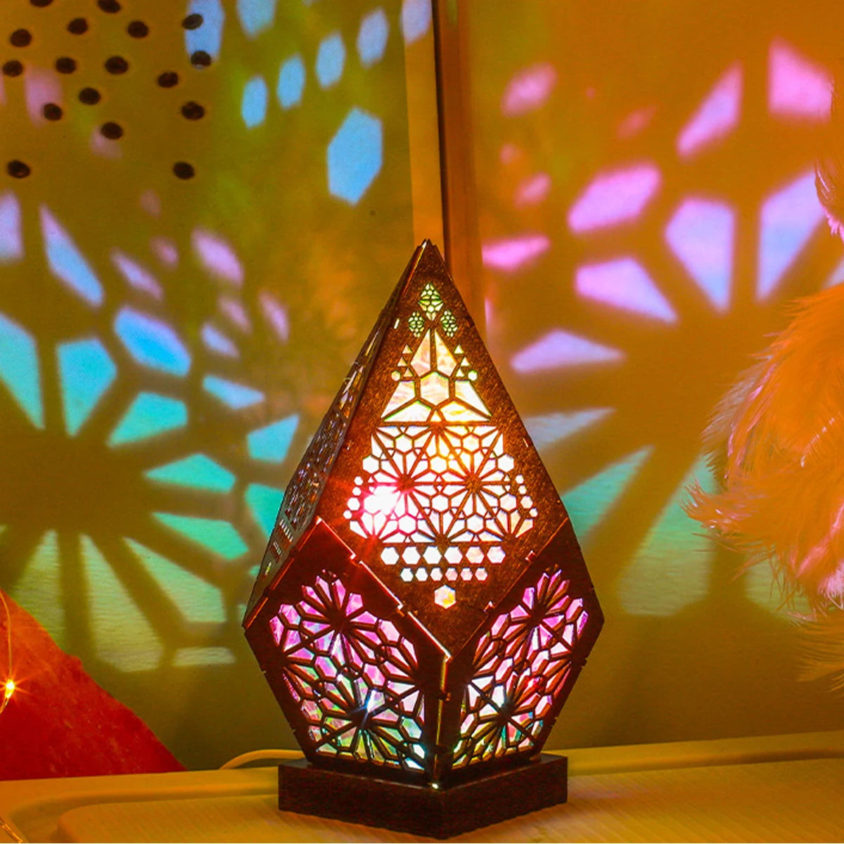 LÁMPARA BOHEMIA "DIAMANTE"