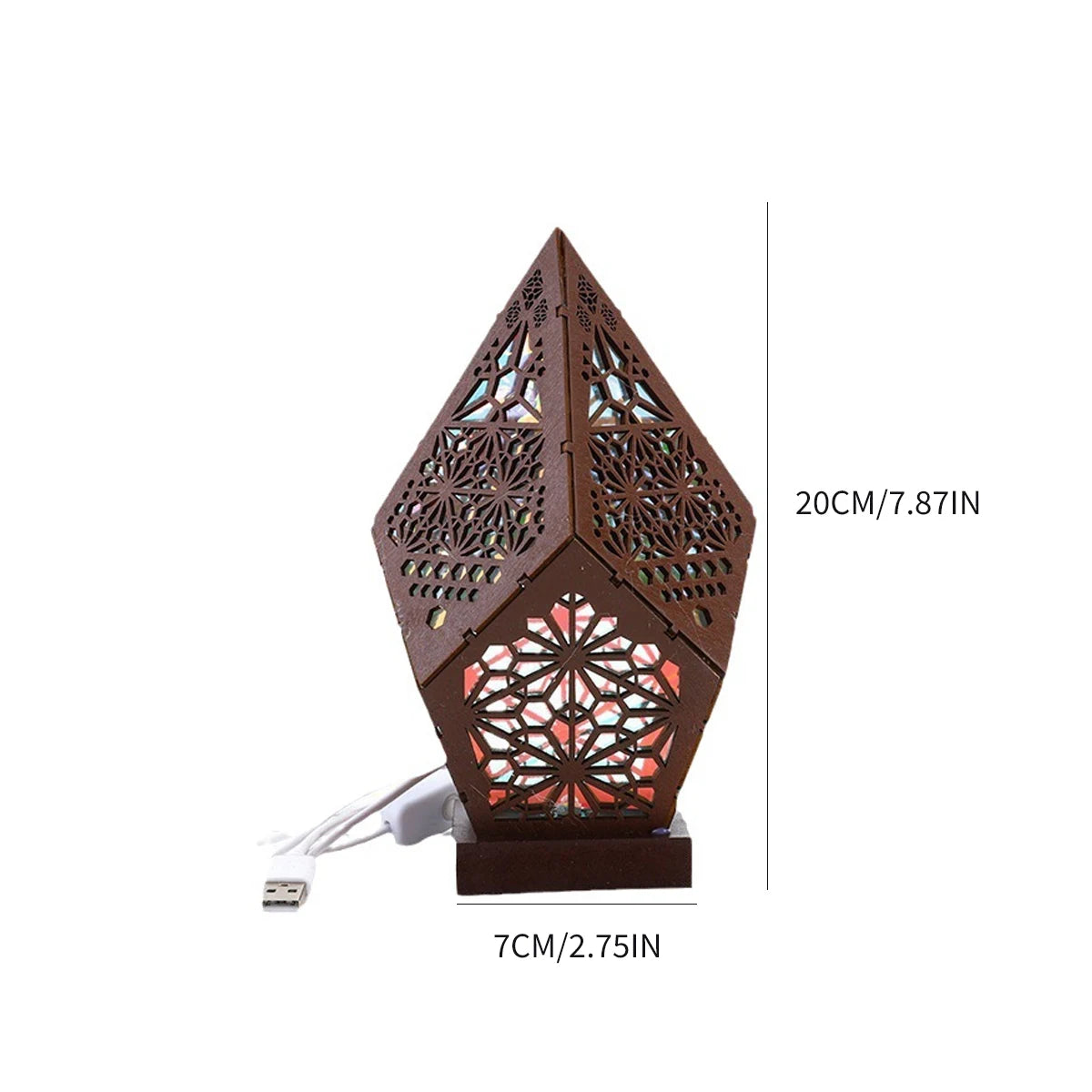 LÁMPARA BOHEMIA "DIAMANTE"